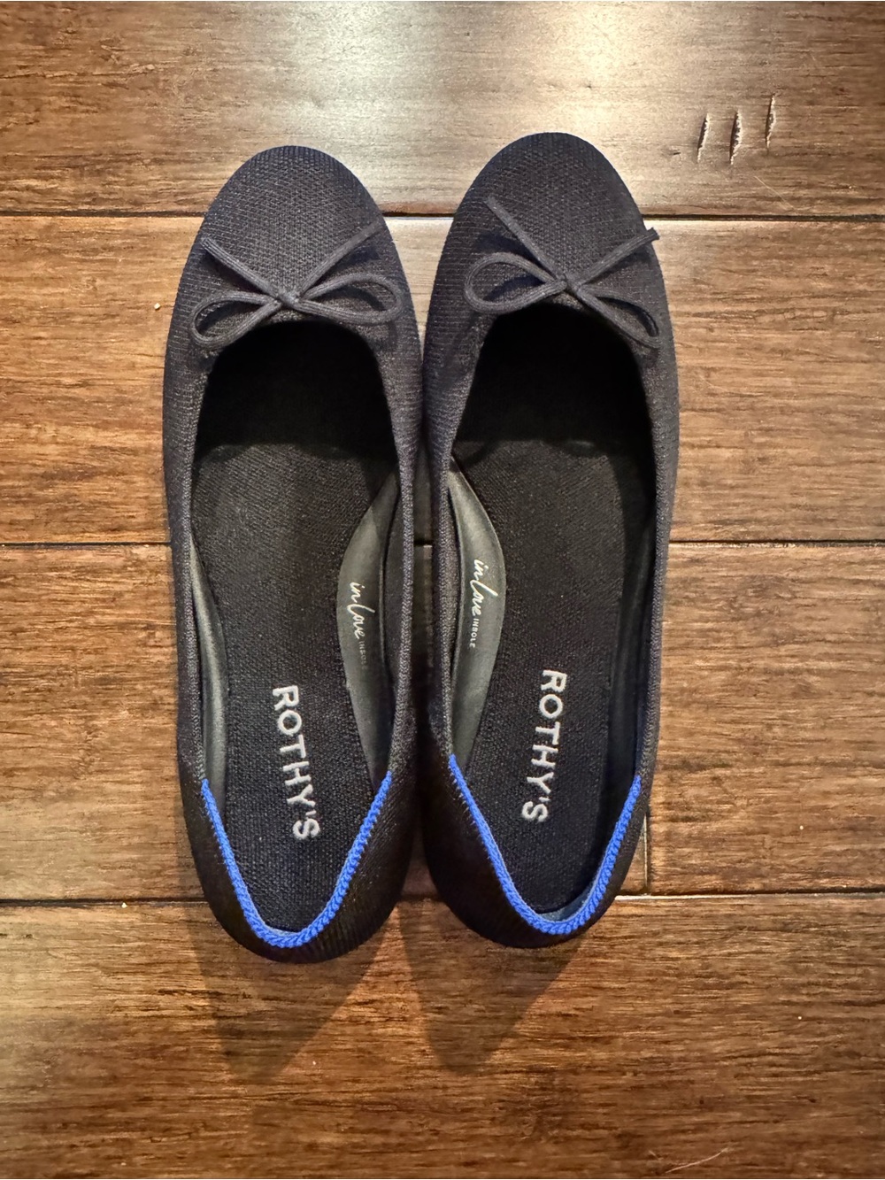 Rothy's Black Ballet Flats 8.5